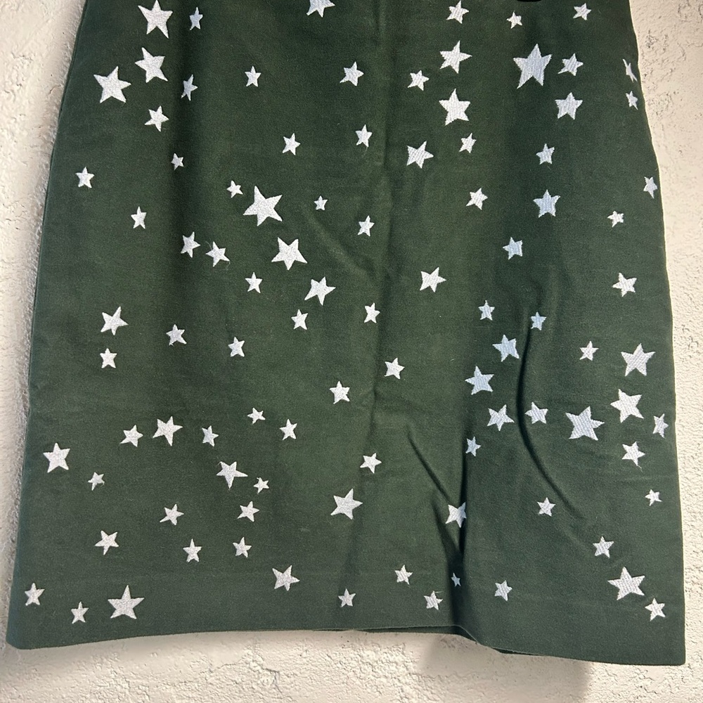 Boden Green Pencil Mini Skirt